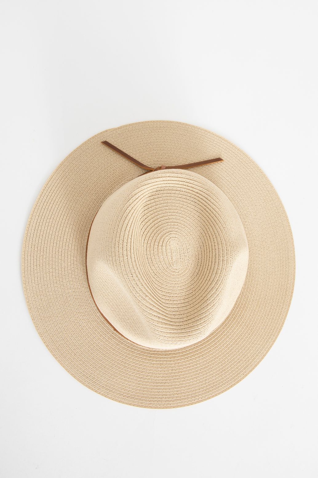 Brixton Chapeau de paille Wesley Fedora - marron clair