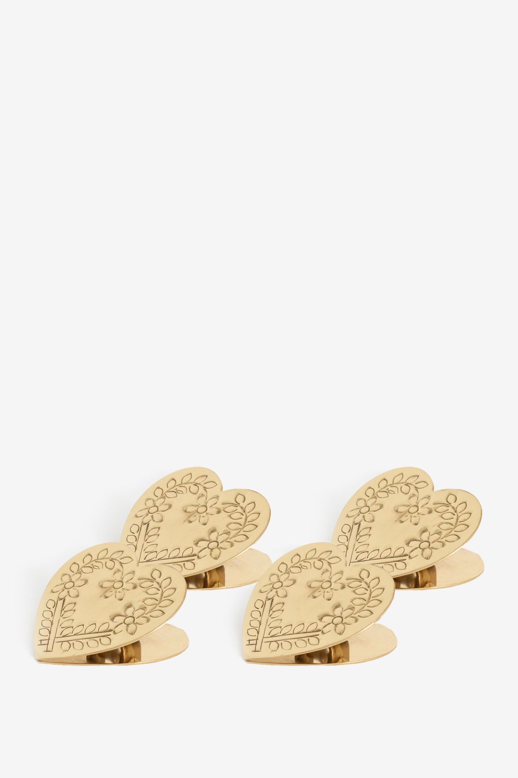 Pince cœur en laiton