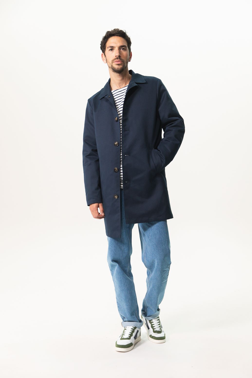 Mackintosh-Jacke - dunkelblau