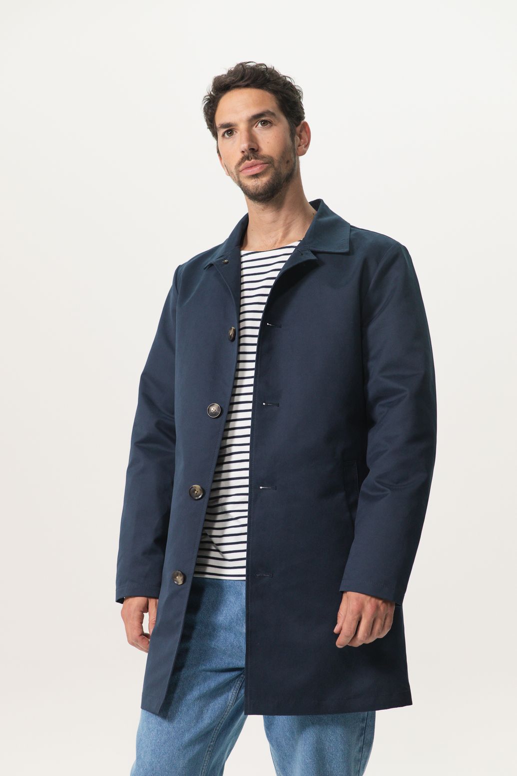 Mackintosh-Jacke - dunkelblau