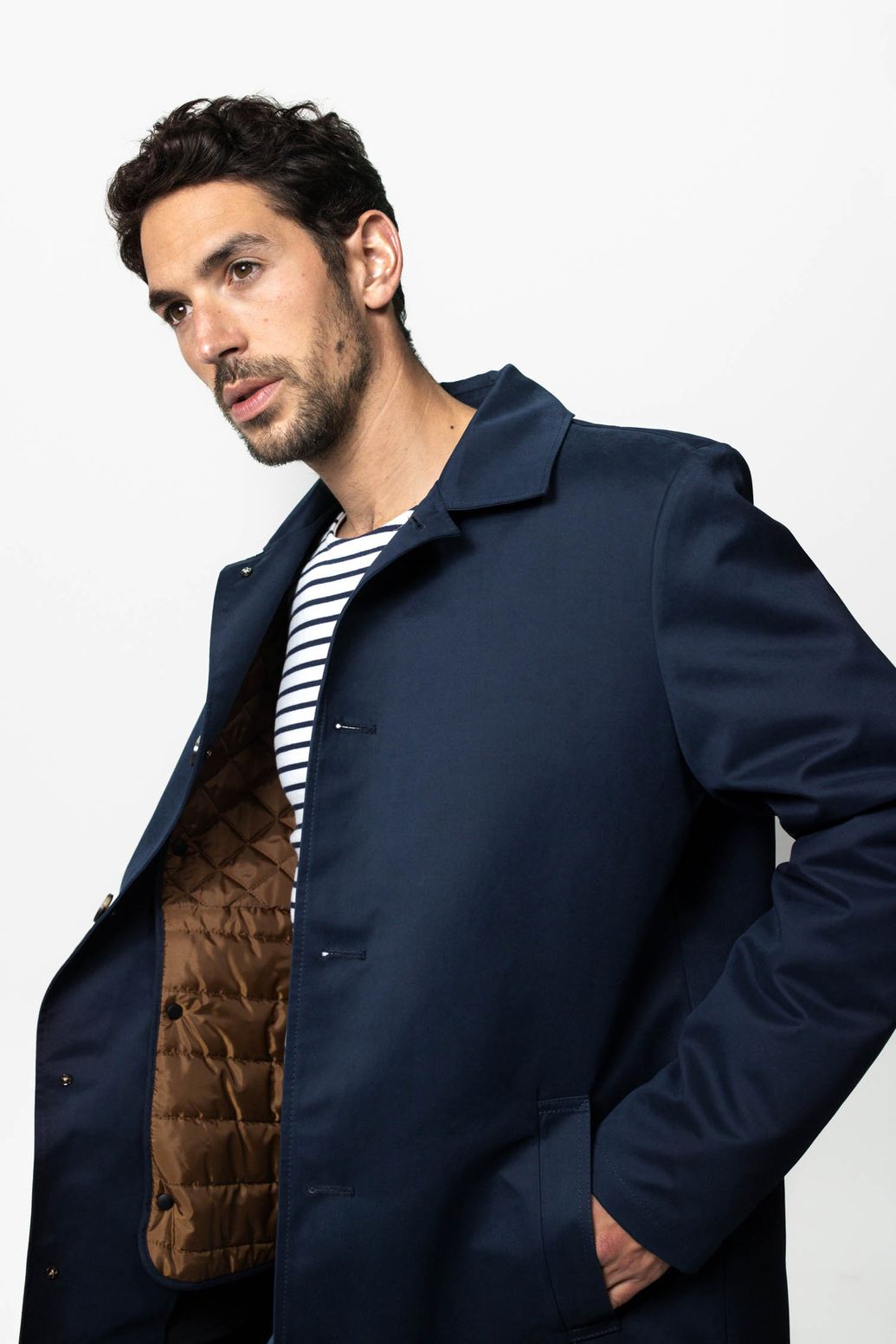 Mackintosh-Jacke - dunkelblau