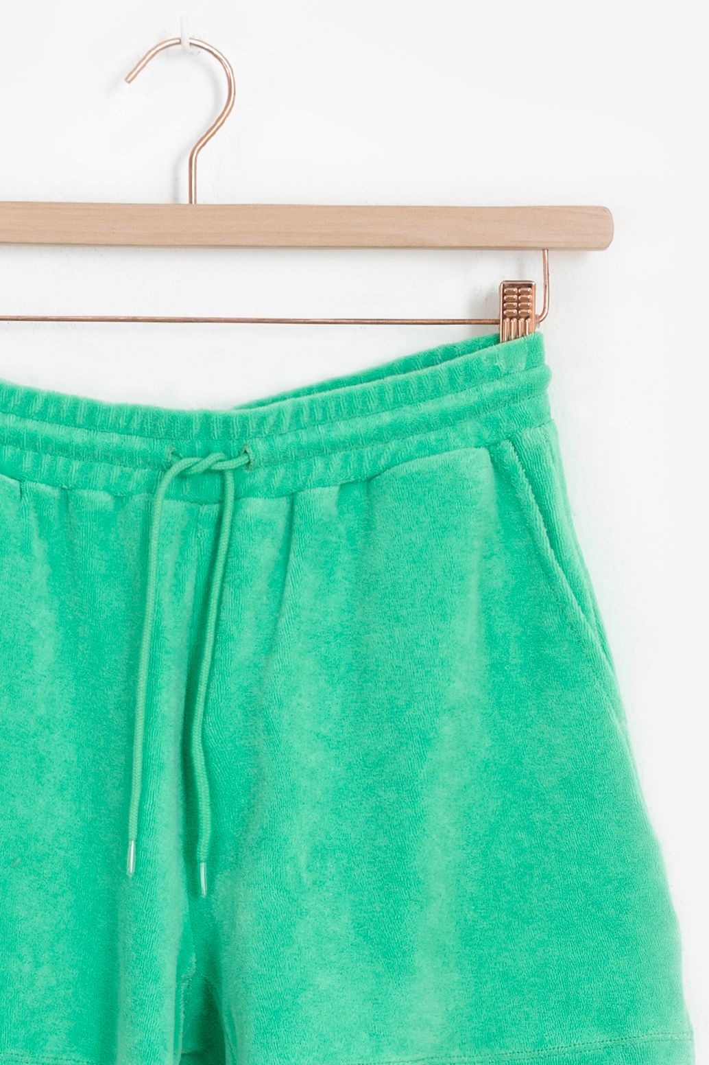 Short en tissu éponge - vert