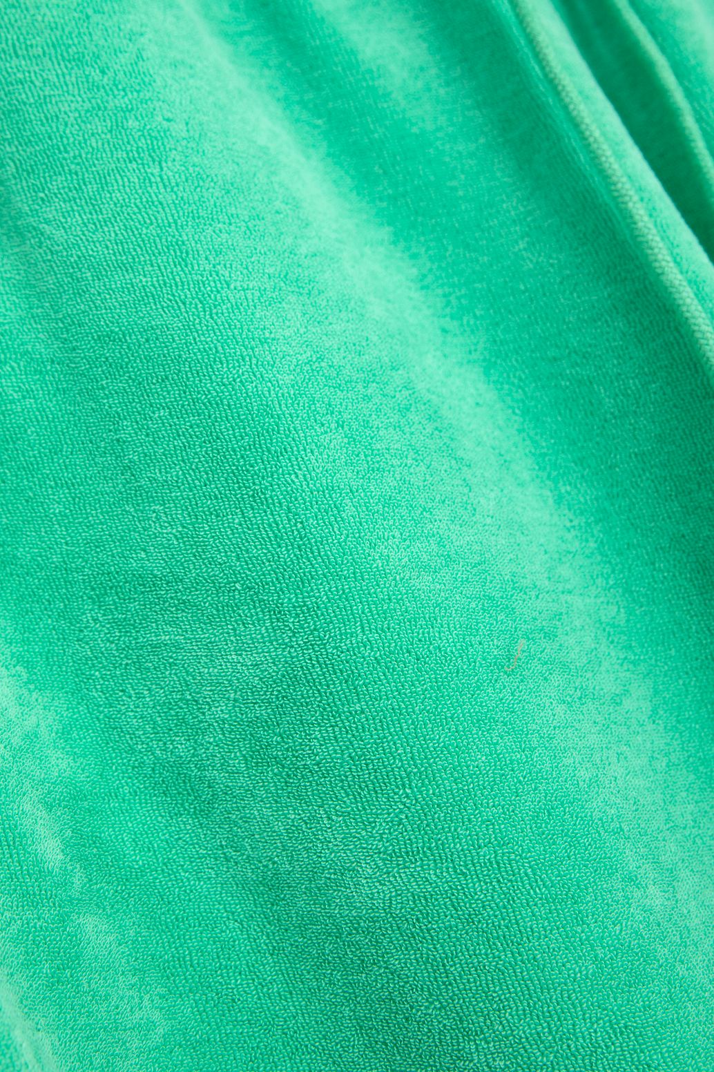 Groene badstof shorts
