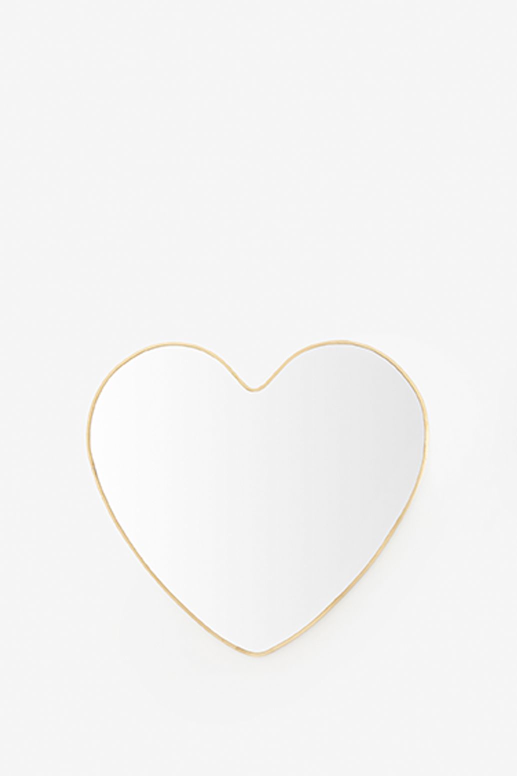 Kleine gouden hartjes spiegel