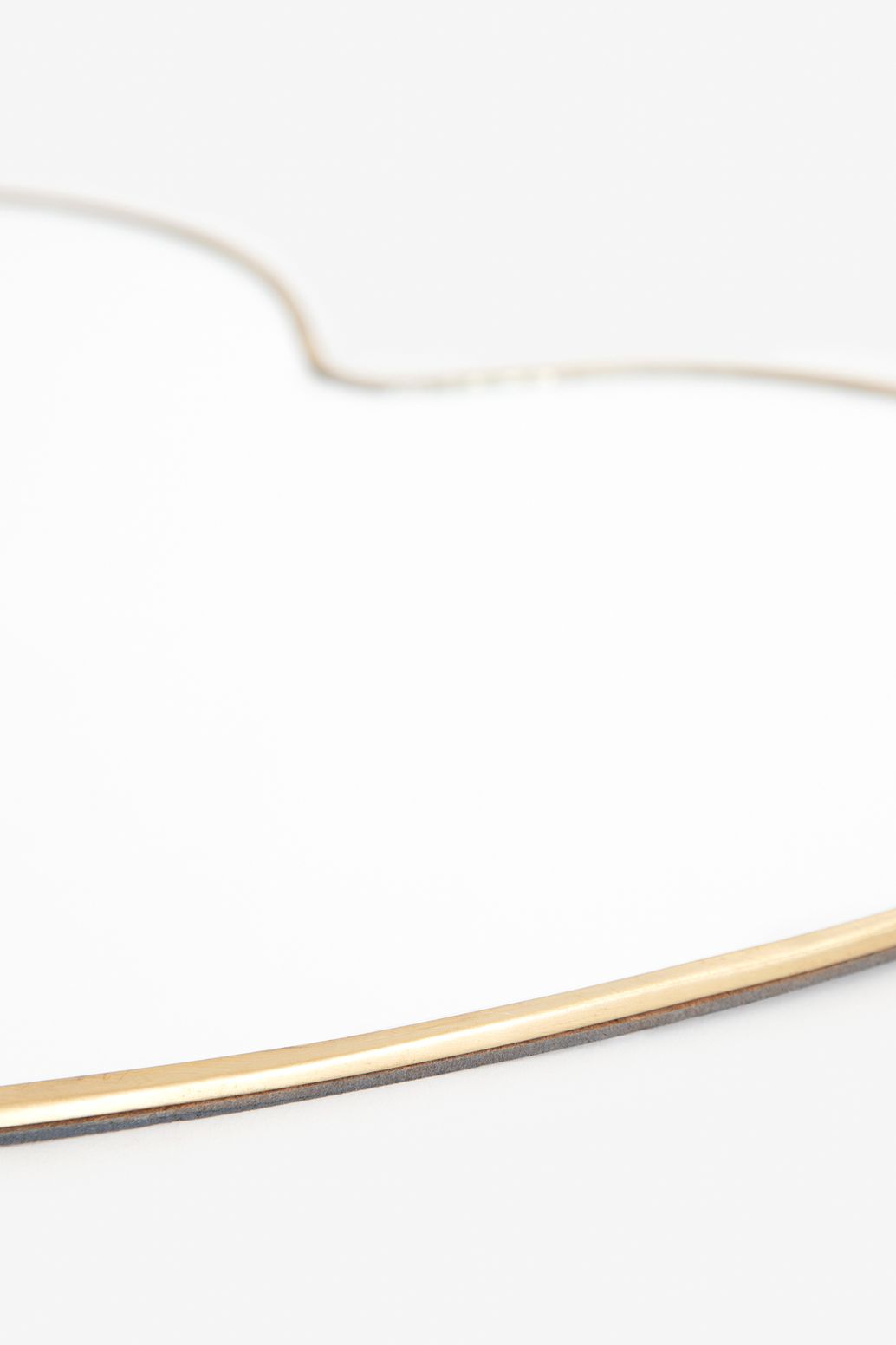 Kleine gouden hartjes spiegel