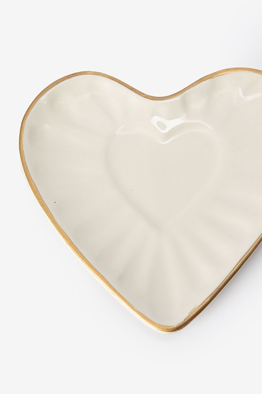 Dessertteller Herz - beige