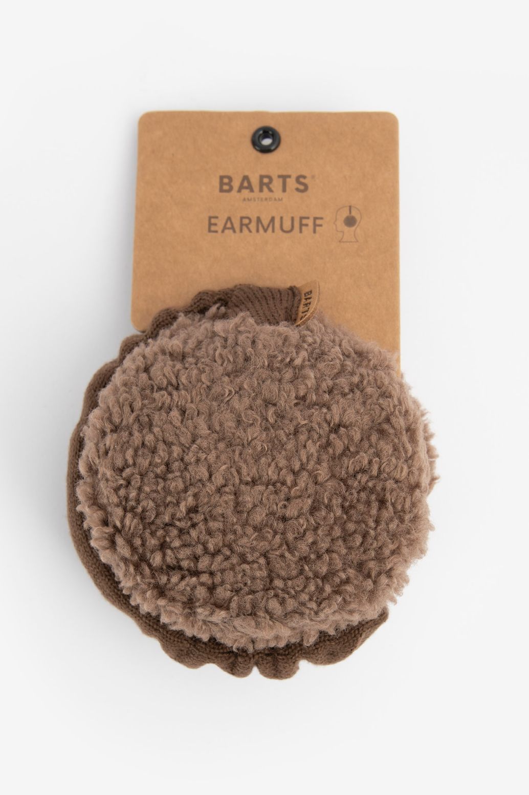Barts donkerbruine oorwarmers