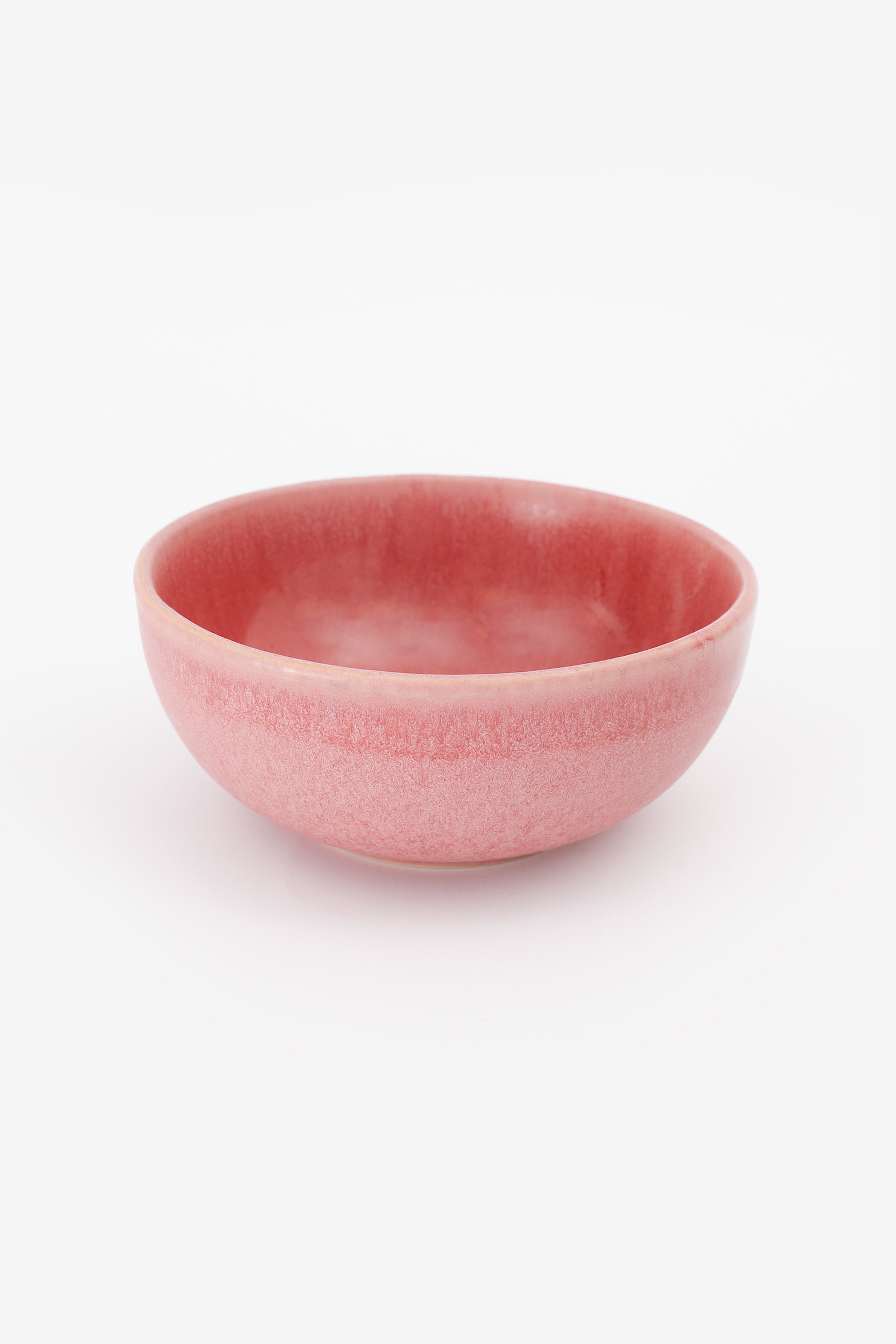 MamboCat Frühstücksteller 6x Reactve Glaze Pars Kuchenteller 6 Personen Creme Pink