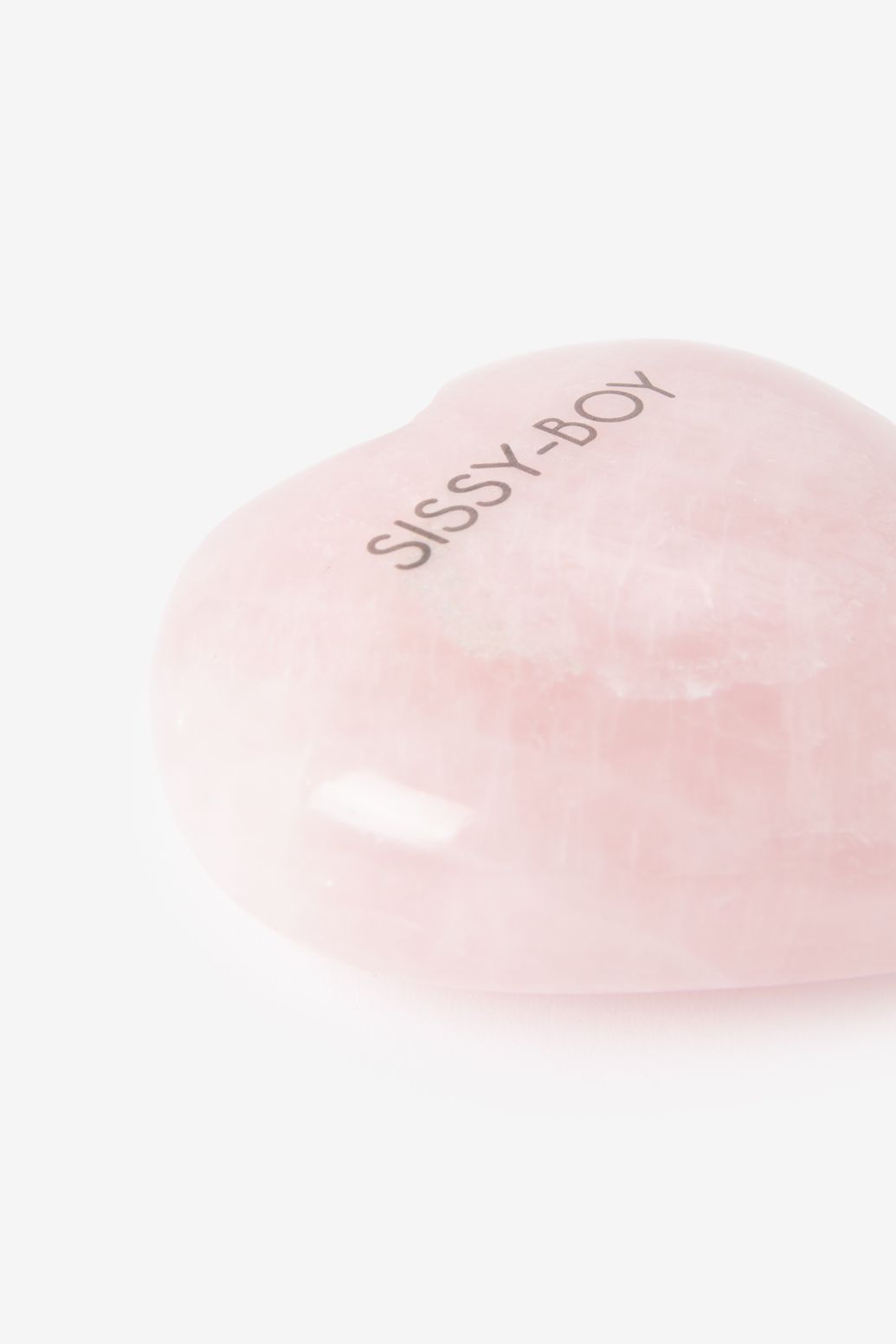 Roze marmeren presse-papier hart small