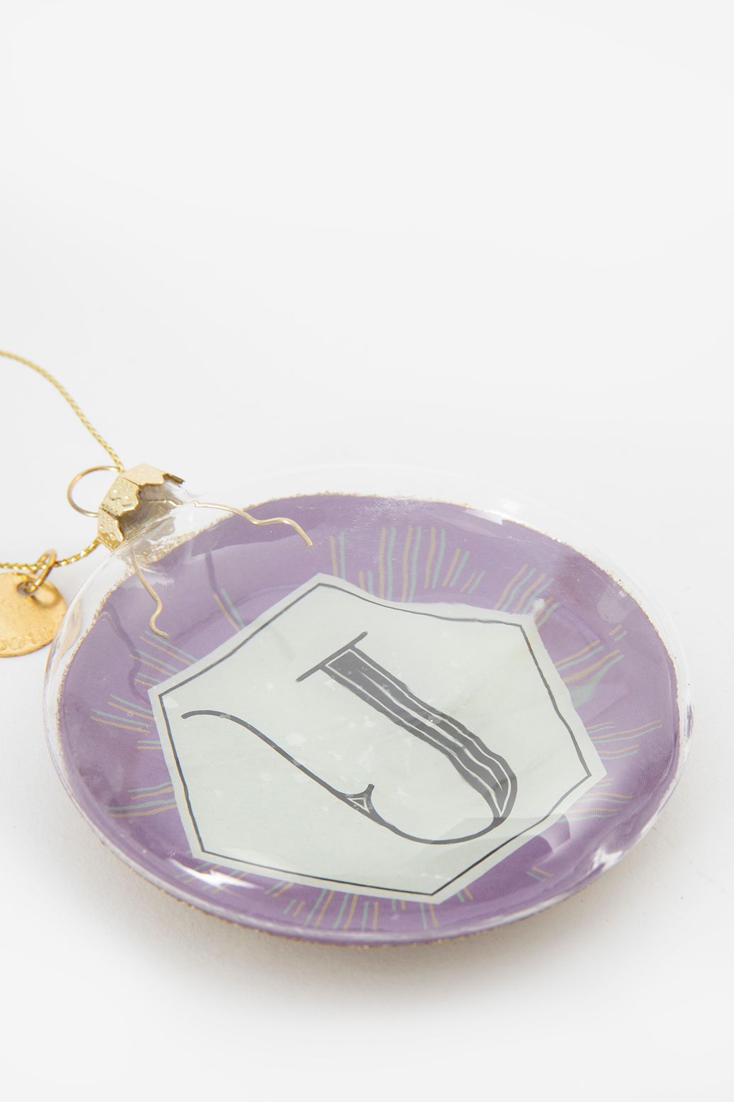 Boule de Noël lettre U