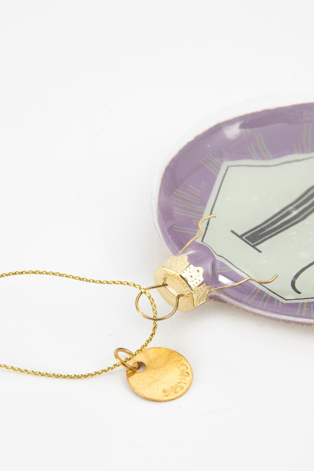 Boule de Noël lettre U