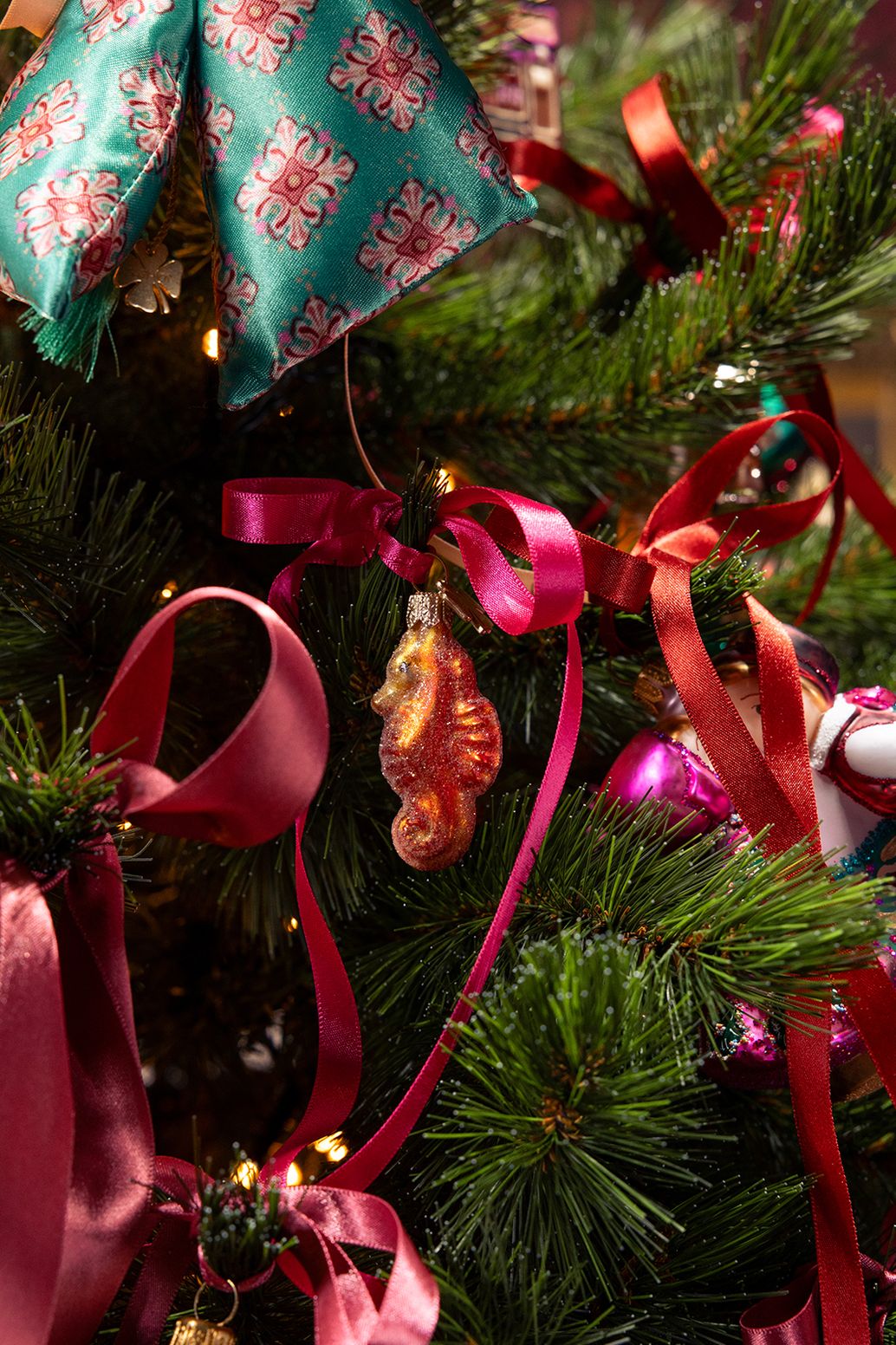 Ornement de Noël hippocampe