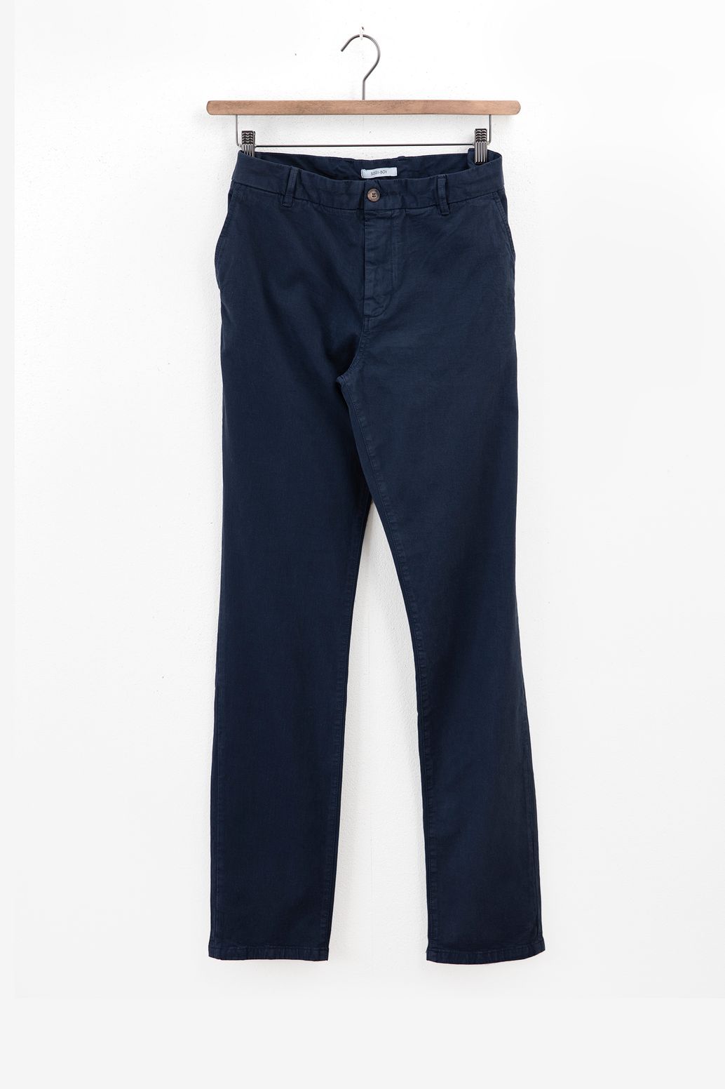 Chino en coton - bleu foncé