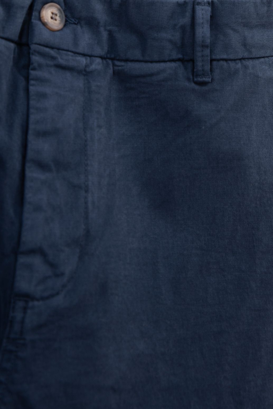 Chino en coton - bleu foncé