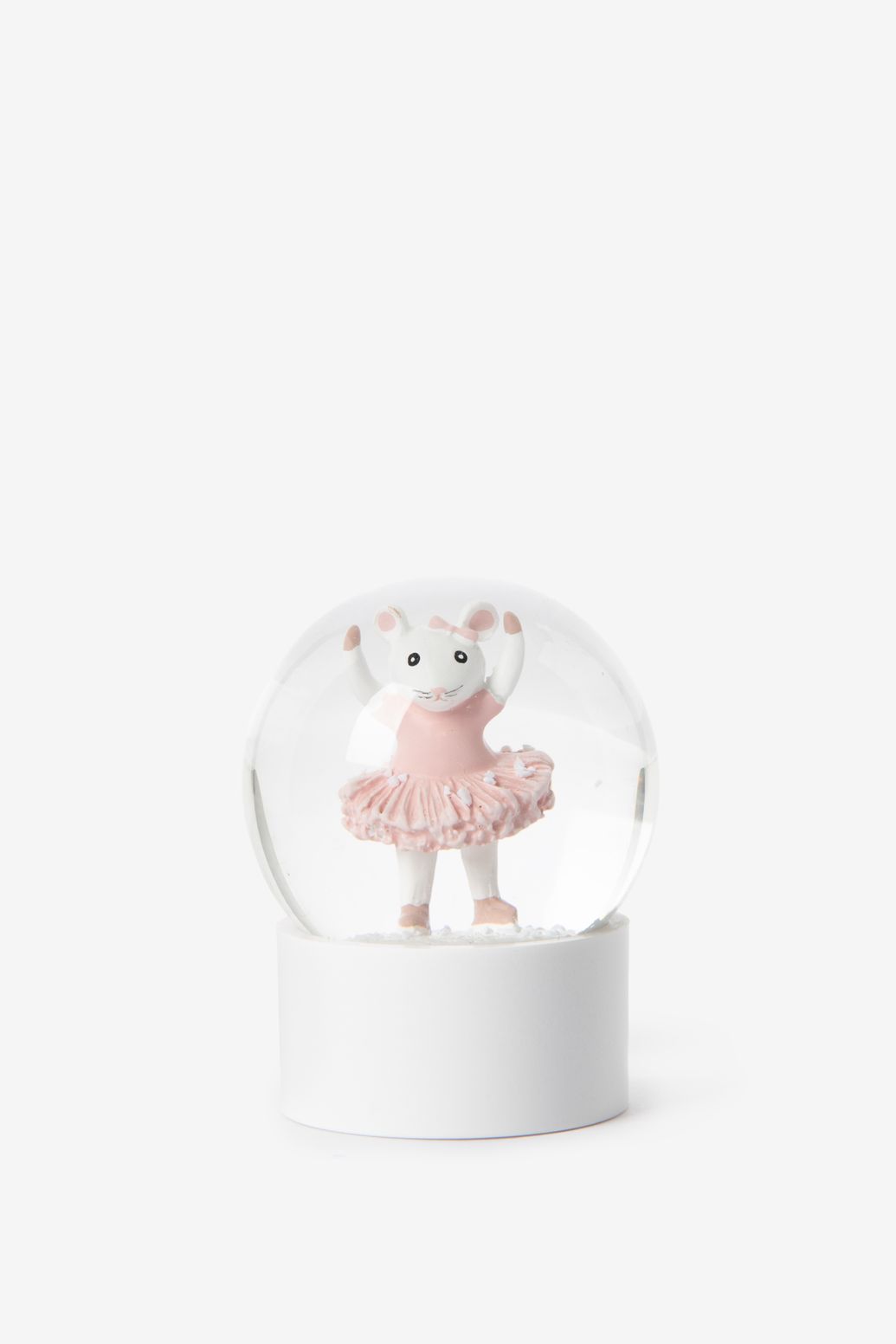 Schneekugel Ballerina-Maus
