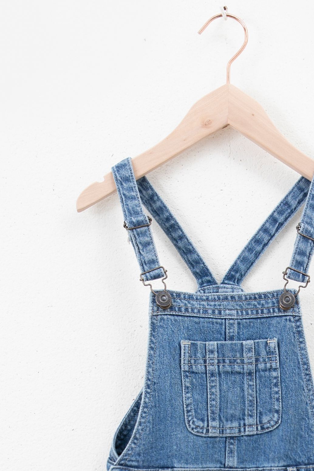 Jeans-Latzhose - blau
