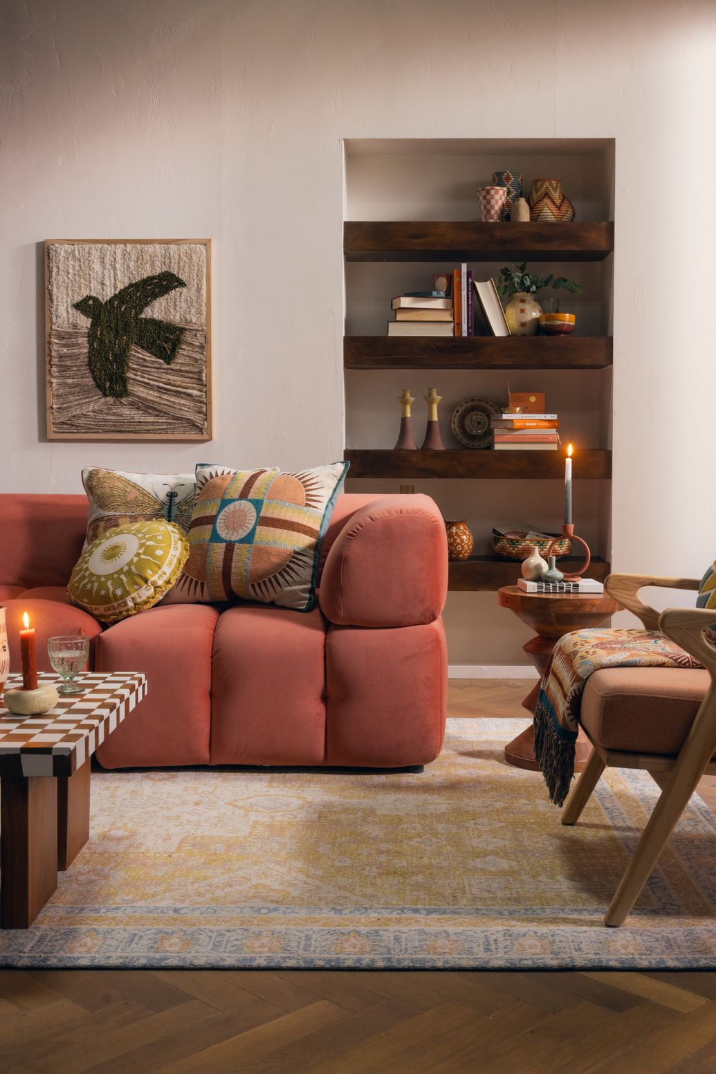 Tapis jacquard - multicolore