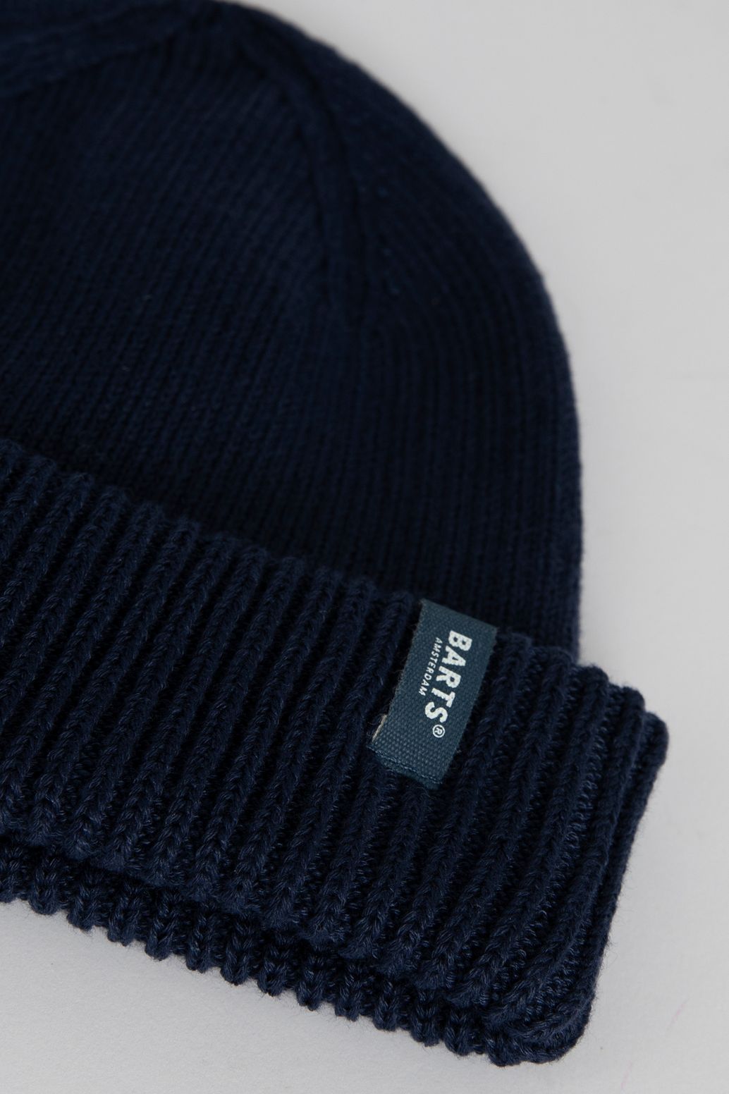 Barts donkerblauwe fishermen's beanie