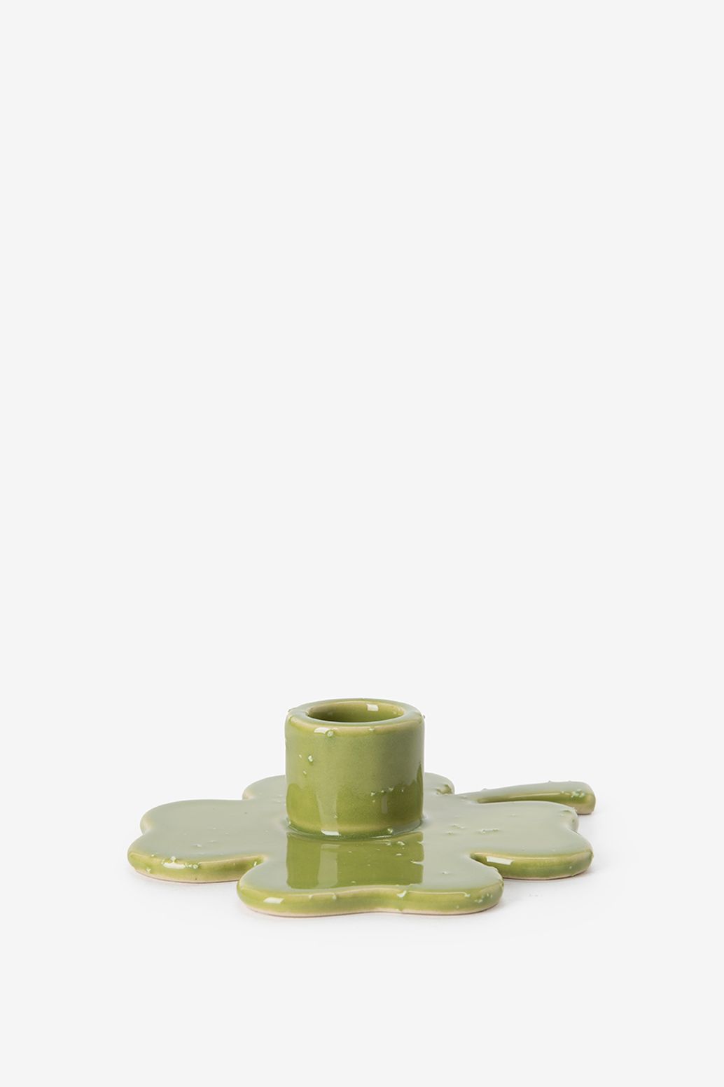 Groene kandelaar klavertje vier