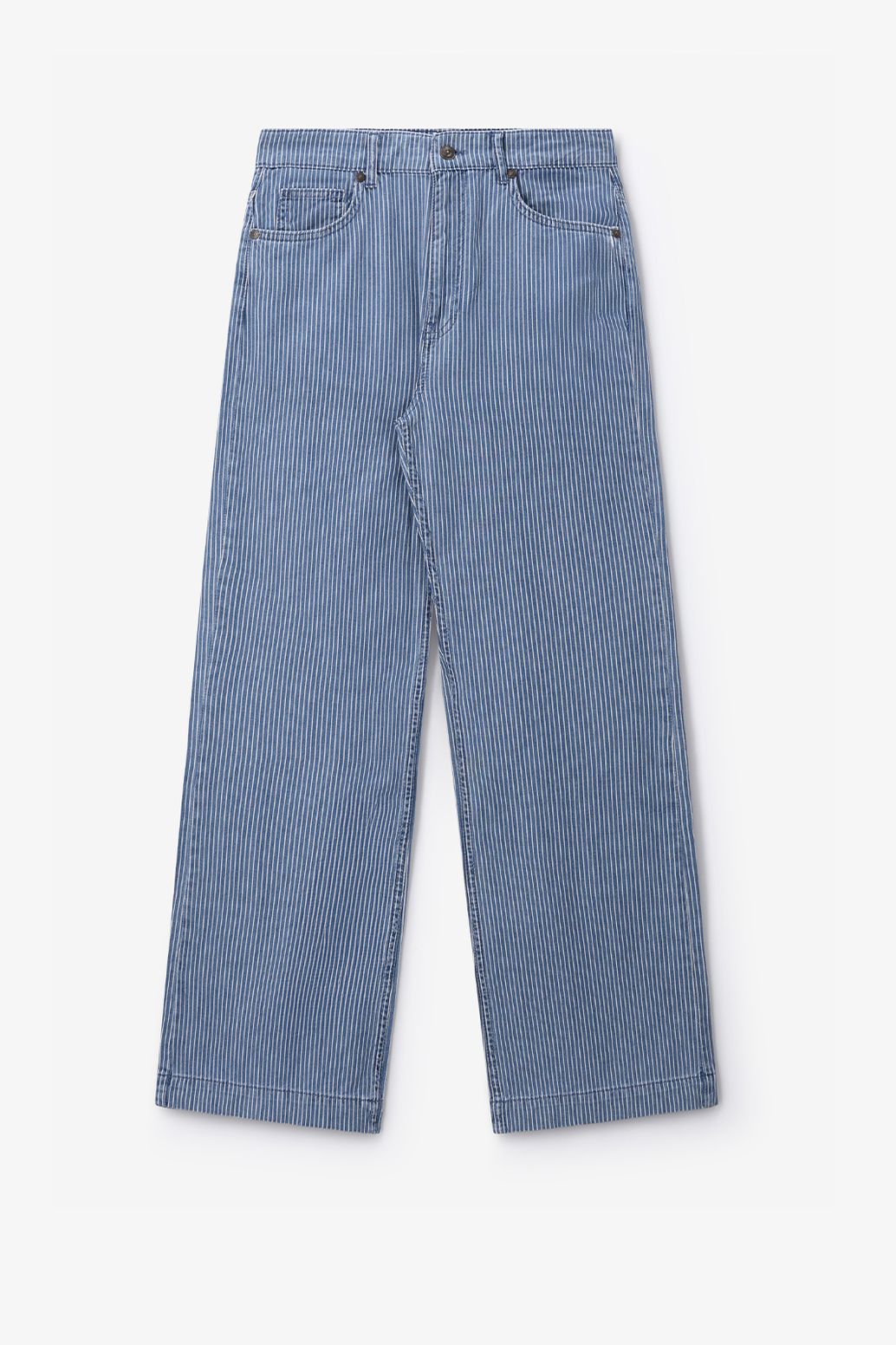 Gestreifte High Waist-Jeans Betim