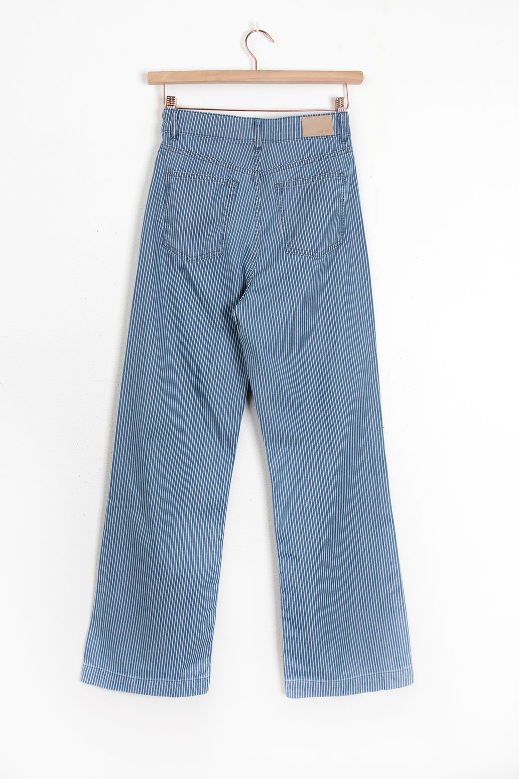 Gestreifte High Waist-Jeans Betim