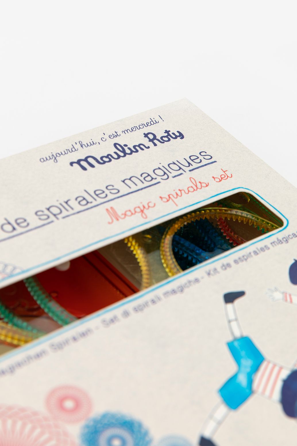 Moulin Roty Schablonen-Set Magical Spirals