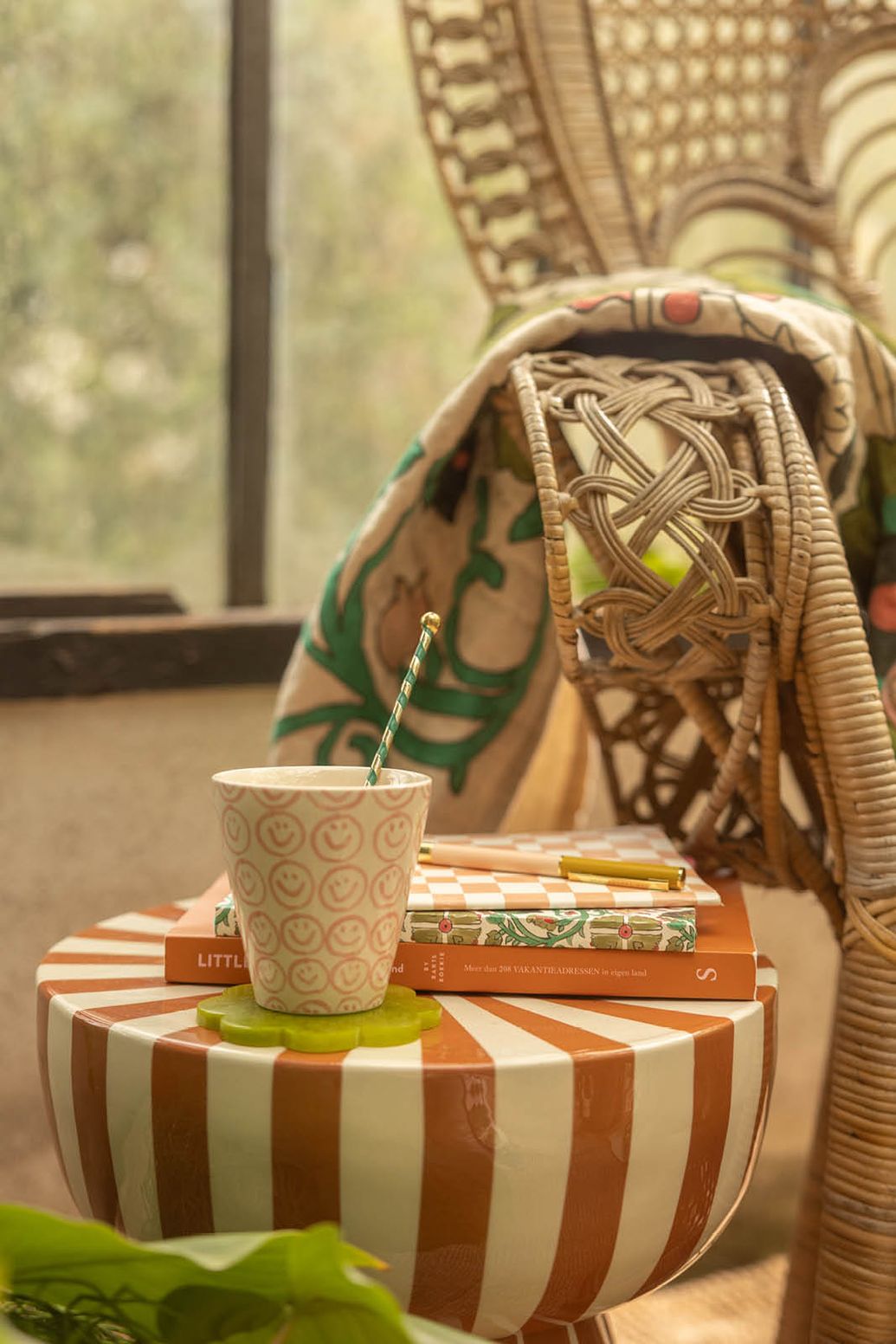 Resin-Untersetzter für Gläser - mehrfarbig