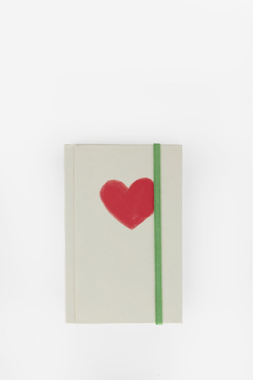 Carnet avec cœur - blanc