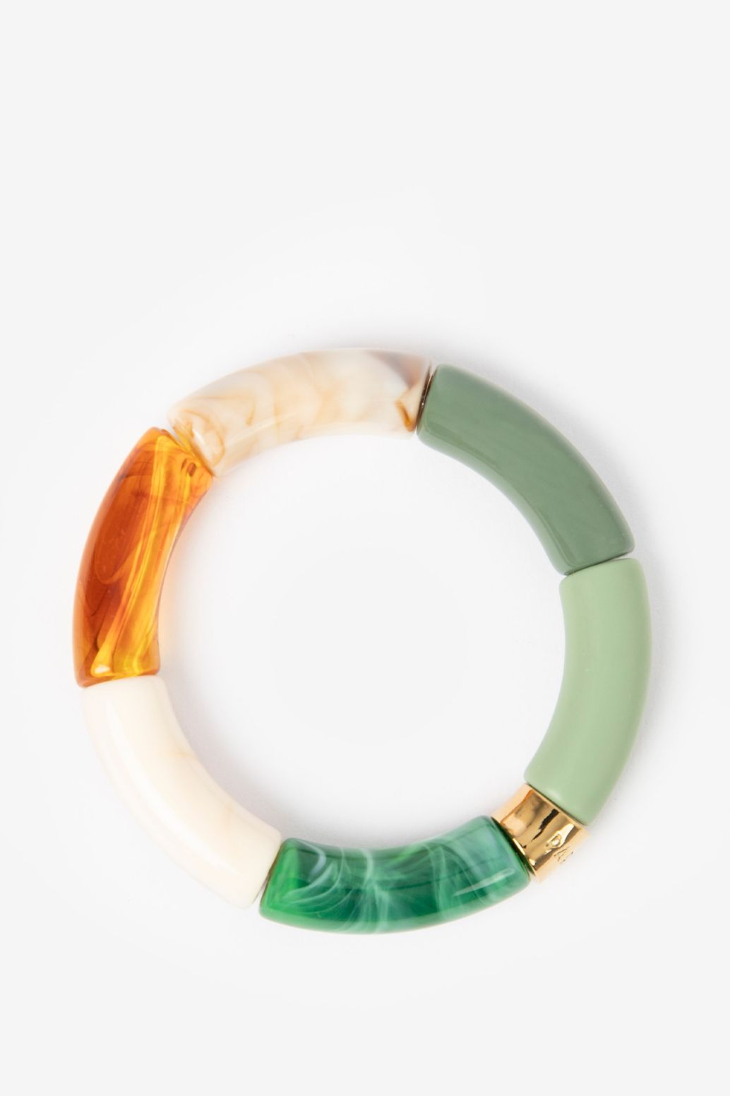 Parabaya groene resin armband