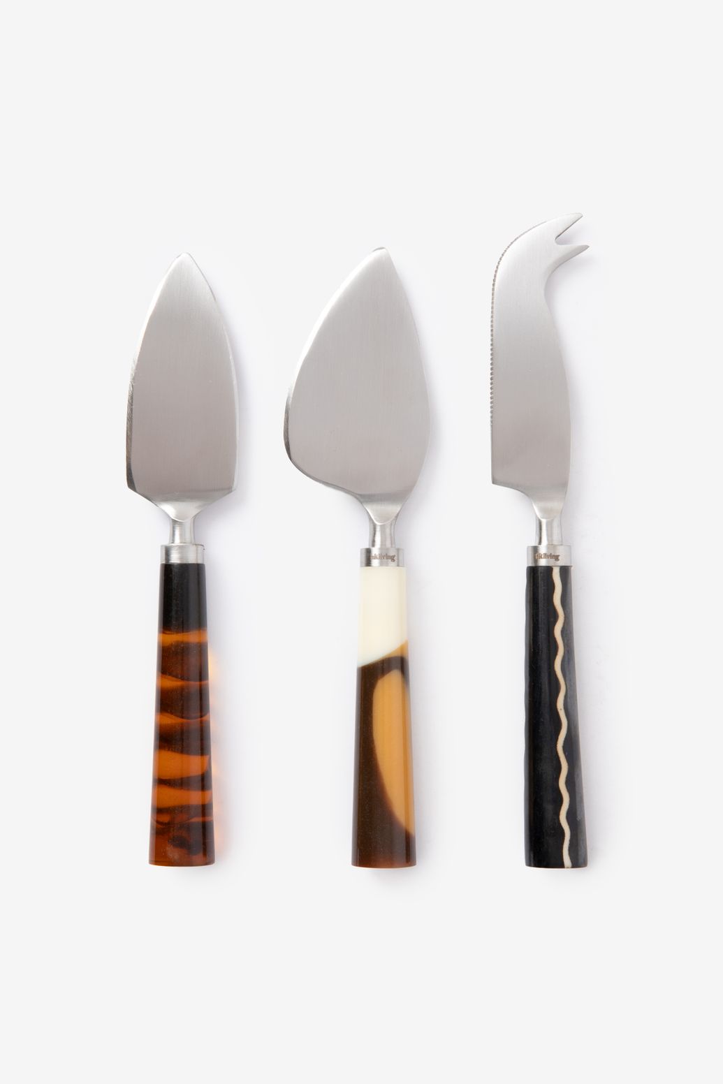 HKliving Havana Set de 3 couteaux à fromage