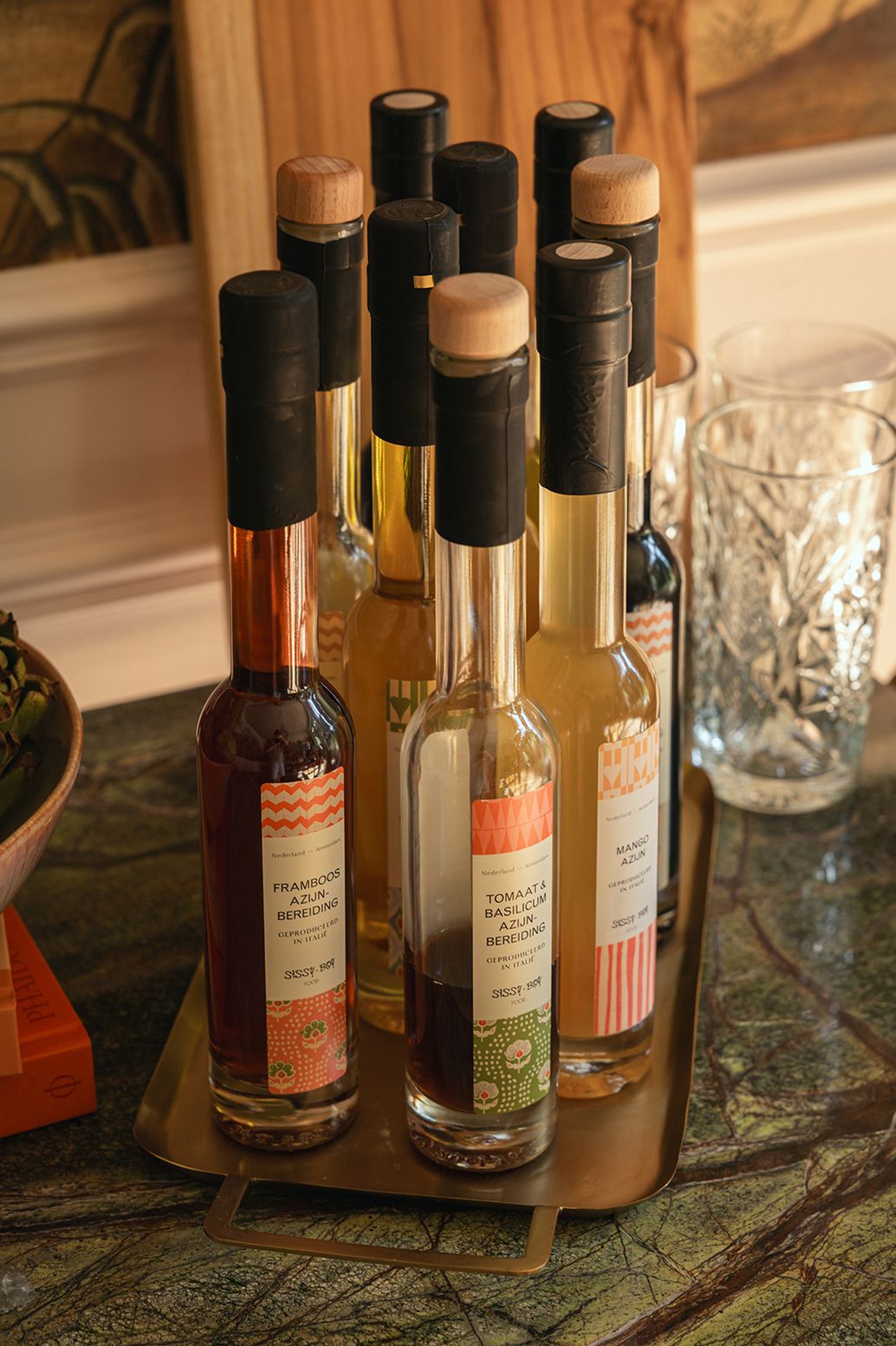 Vinaigre tomate basilic