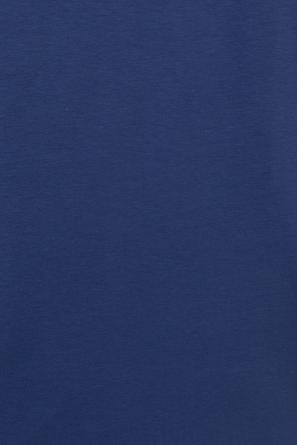Blauw T-shirt met ronde hals