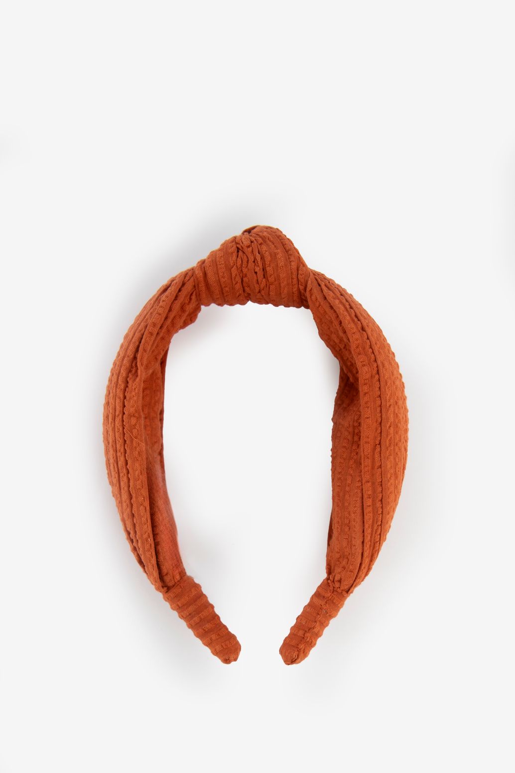 Bandeau avec nœud - marron-orangé