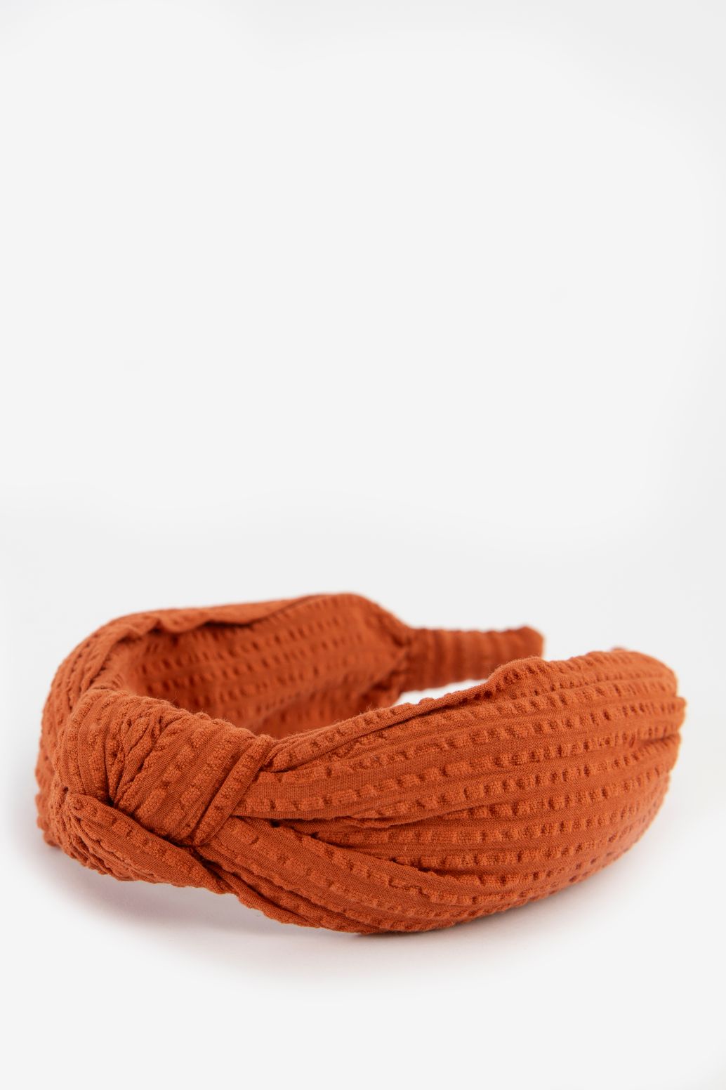 Bandeau avec nœud - marron-orangé