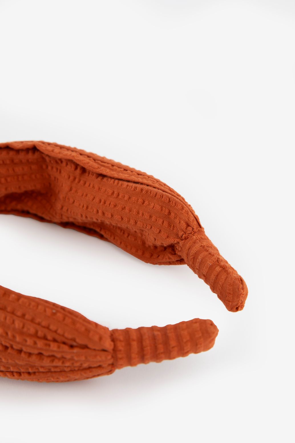 Bandeau avec nœud - marron-orangé