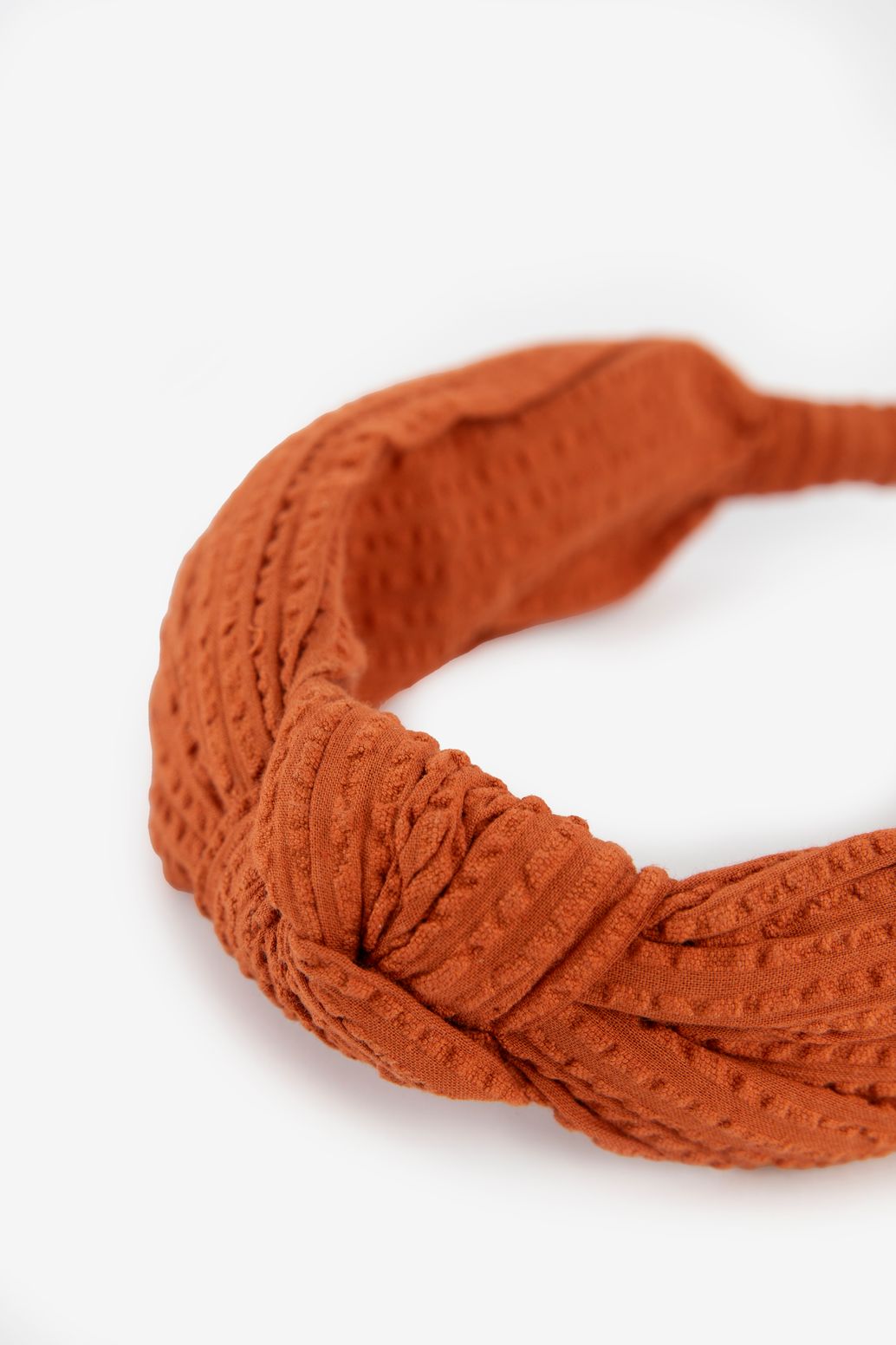 Bandeau avec nœud - marron-orangé