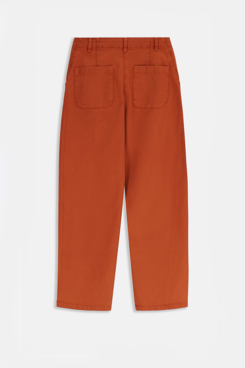 Donkeroranje mid waist tapered leg jeans