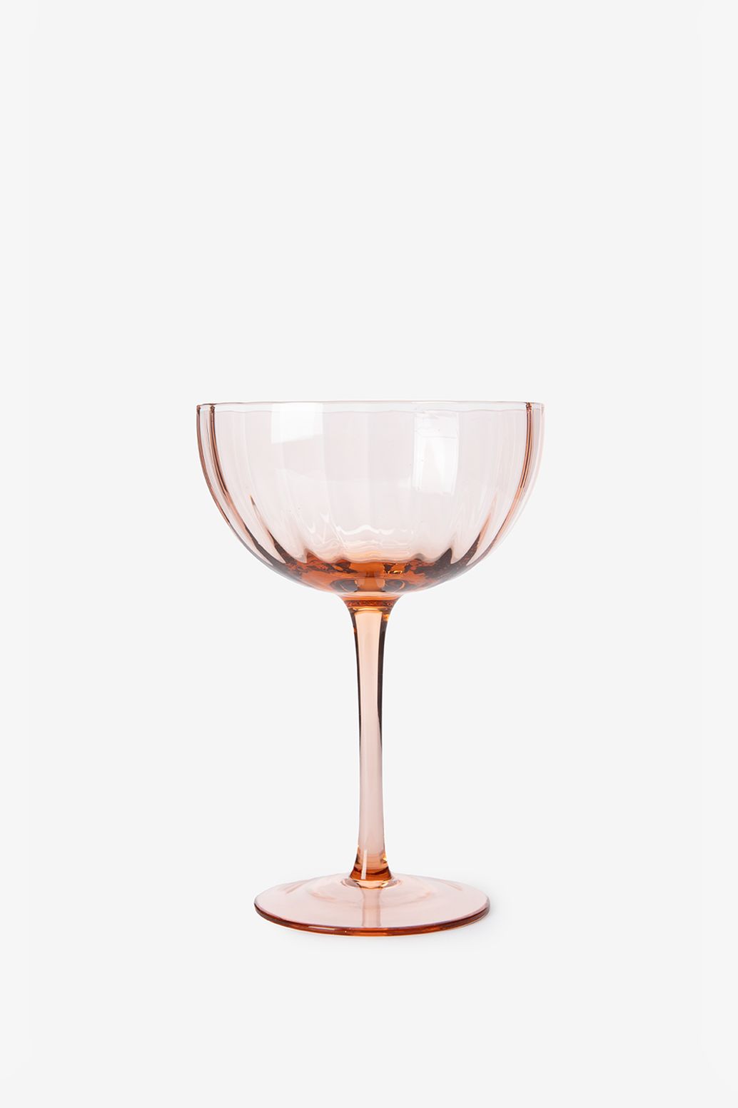 Verres à champagne aspect dentelé - marron clair