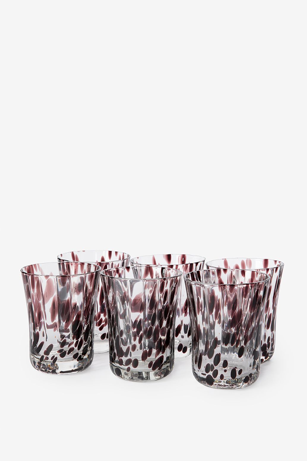 Verres à eau imprimé léopard