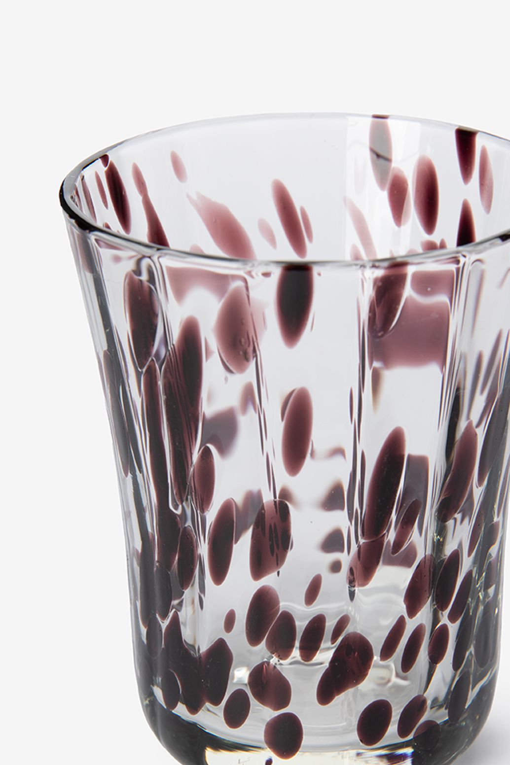 Waterglazen met leopard print