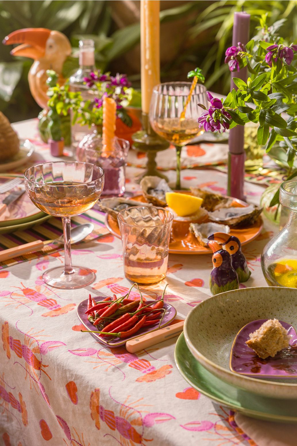 Wassergläser Scallop - braun