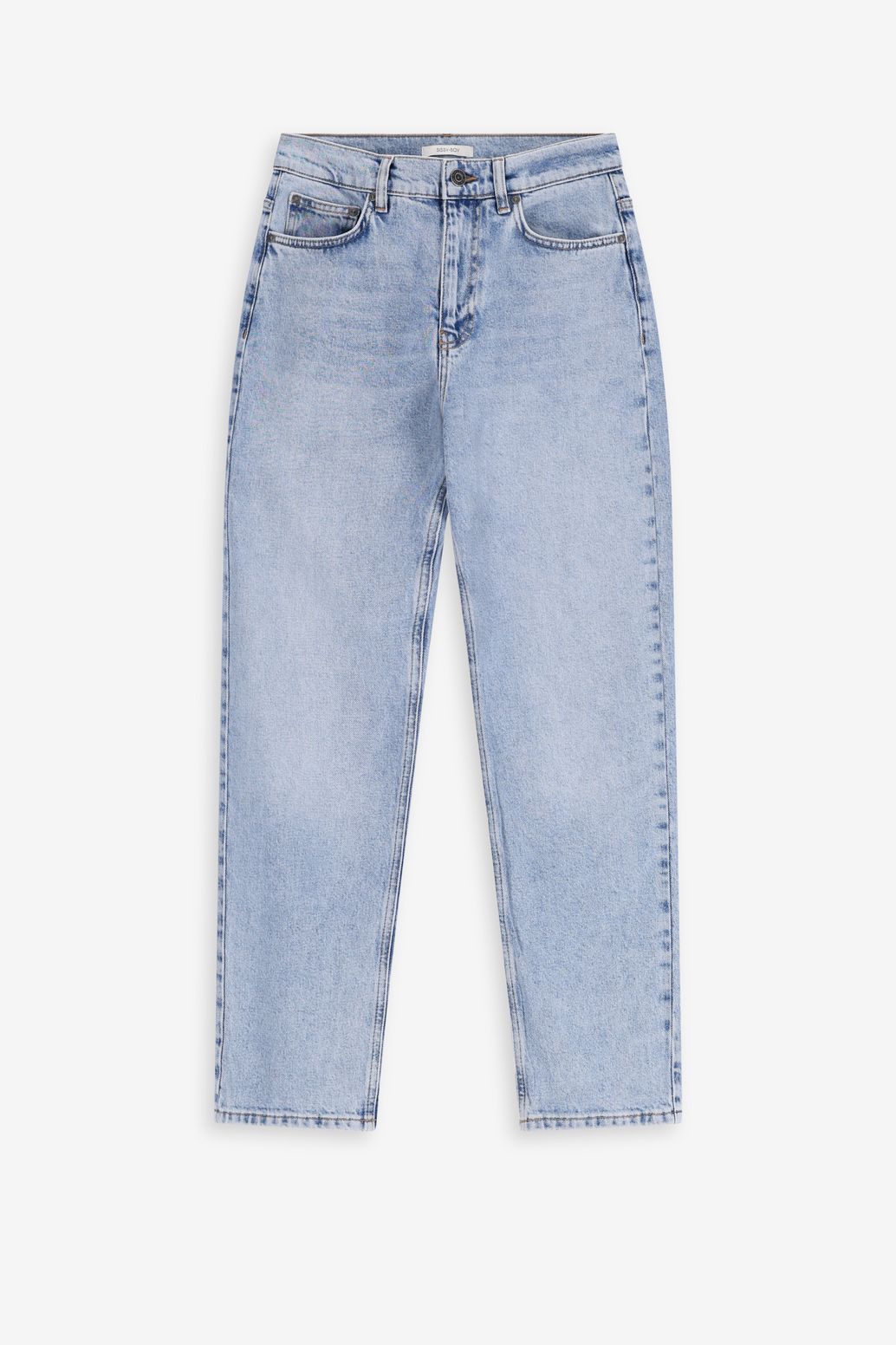 High Waist-Jeans Slim Fit - blau