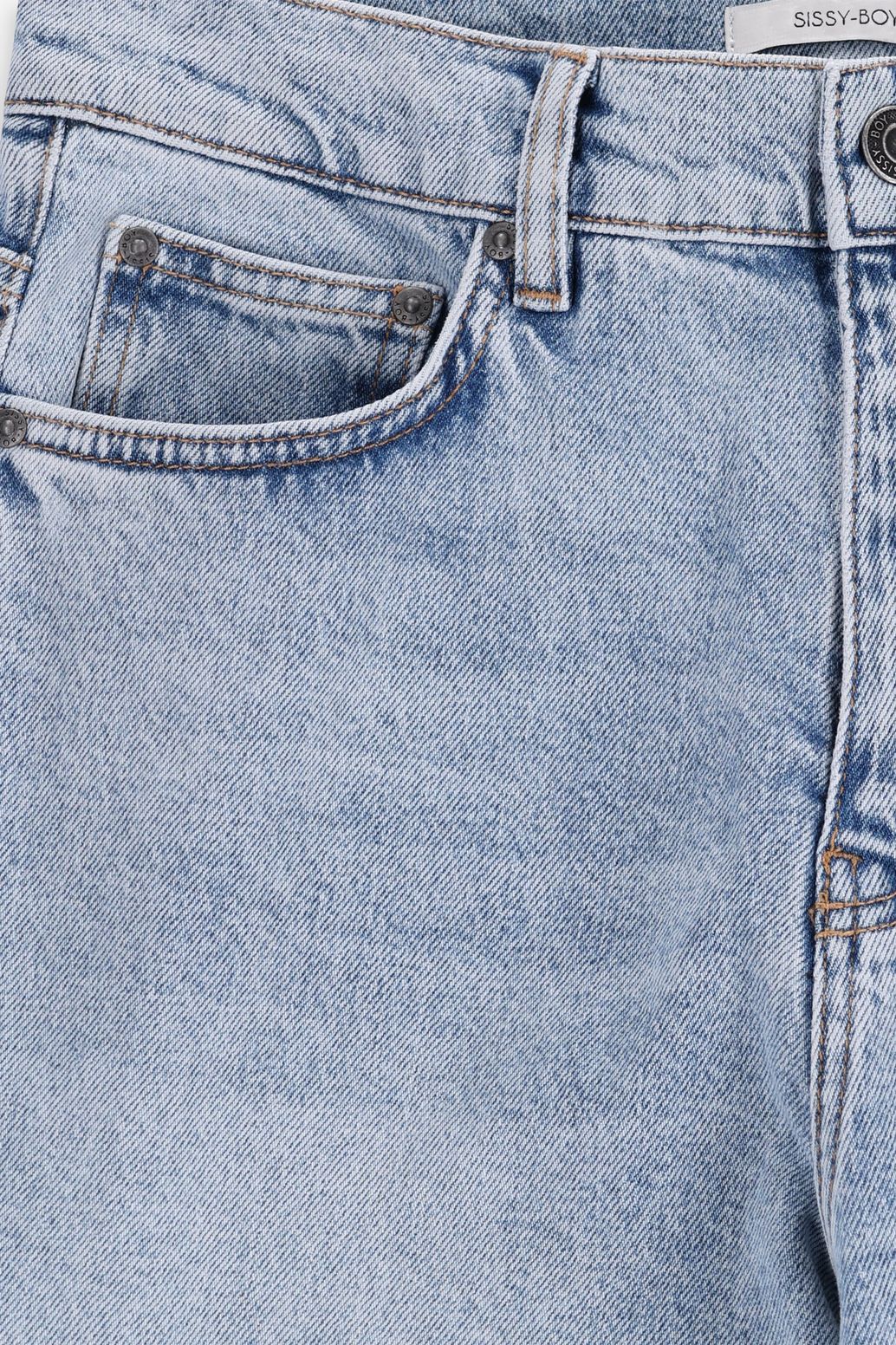 High Waist-Jeans Slim Fit - blau