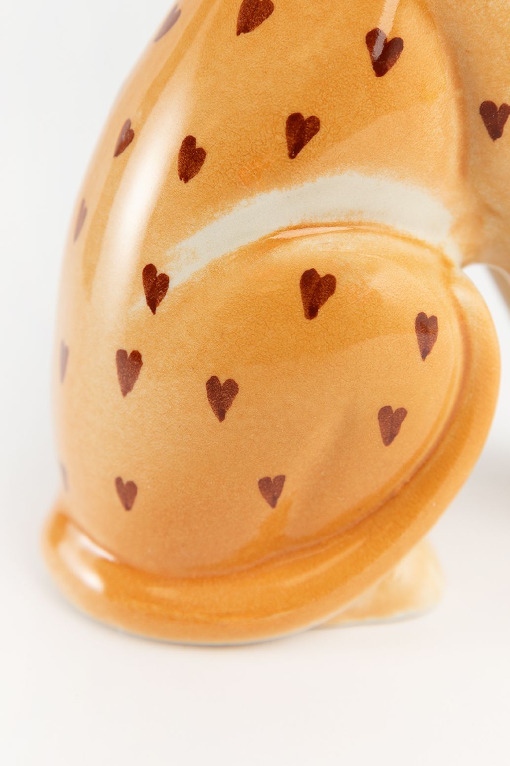 Kerzenhalter Leopard - gelb