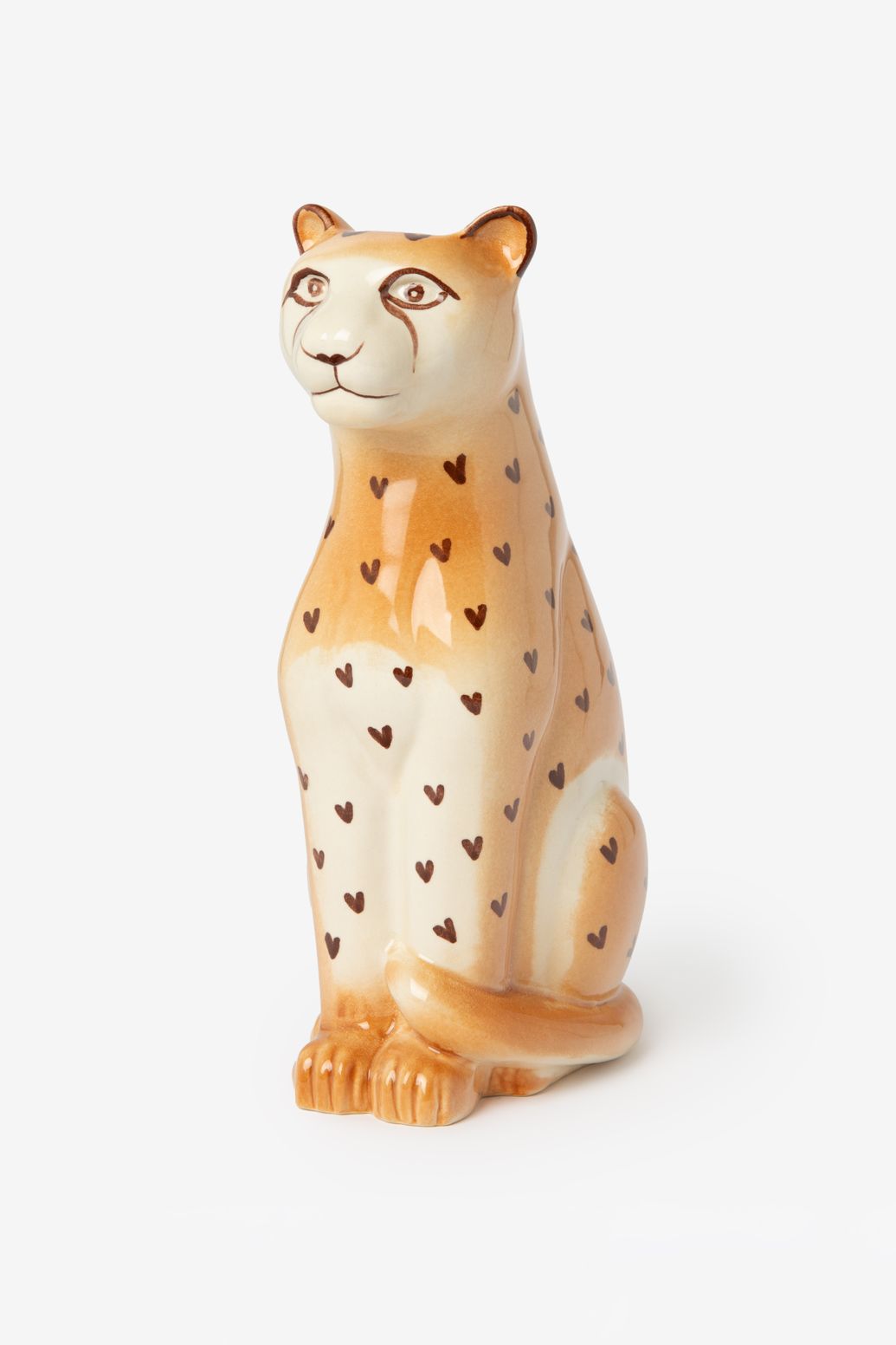 Vase Leopard - gelb