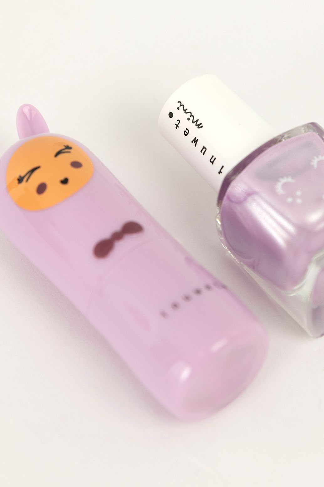 Inuwet lichtpaarse duo make-up set