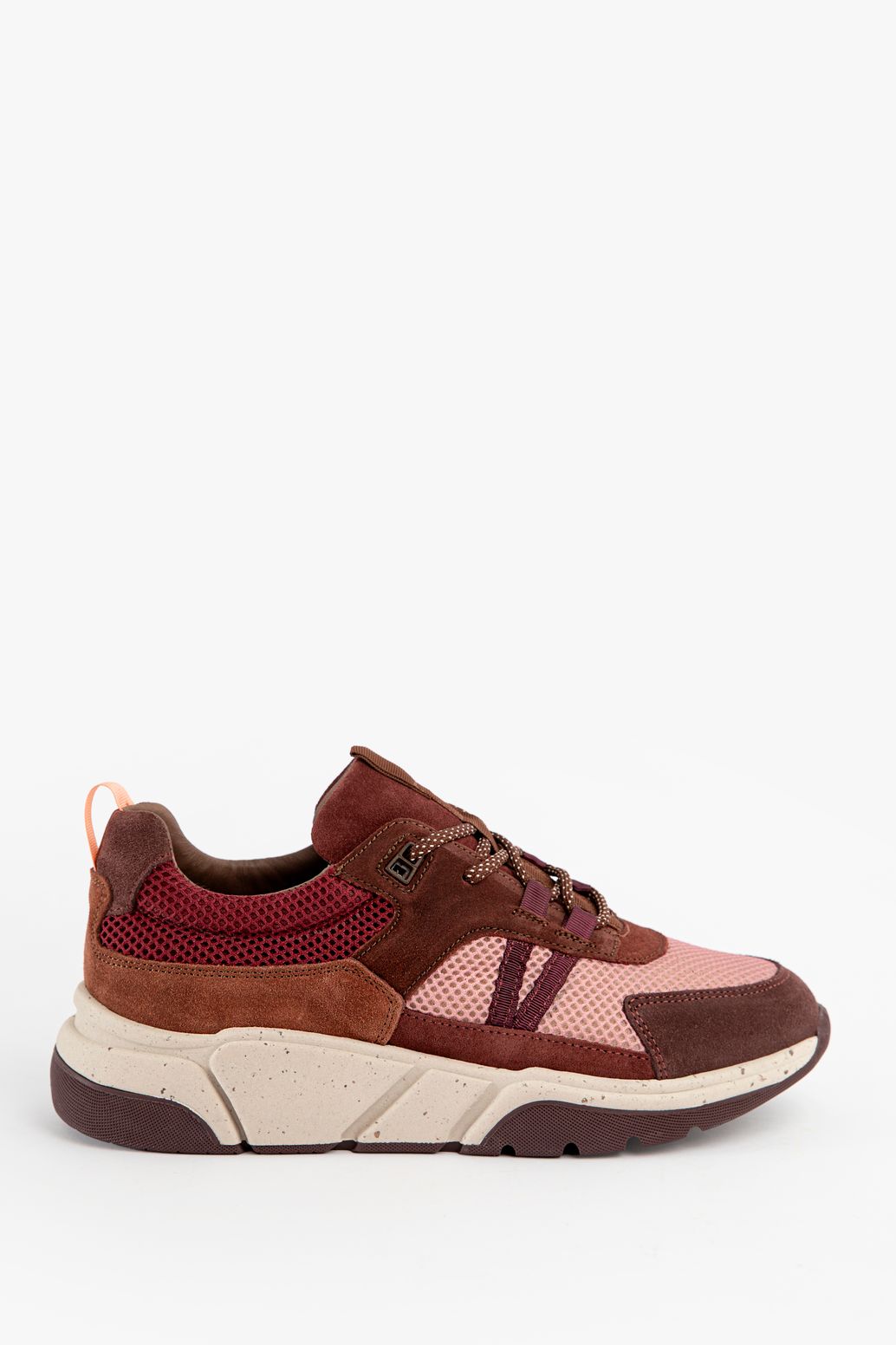 Baskets en daim - rouge