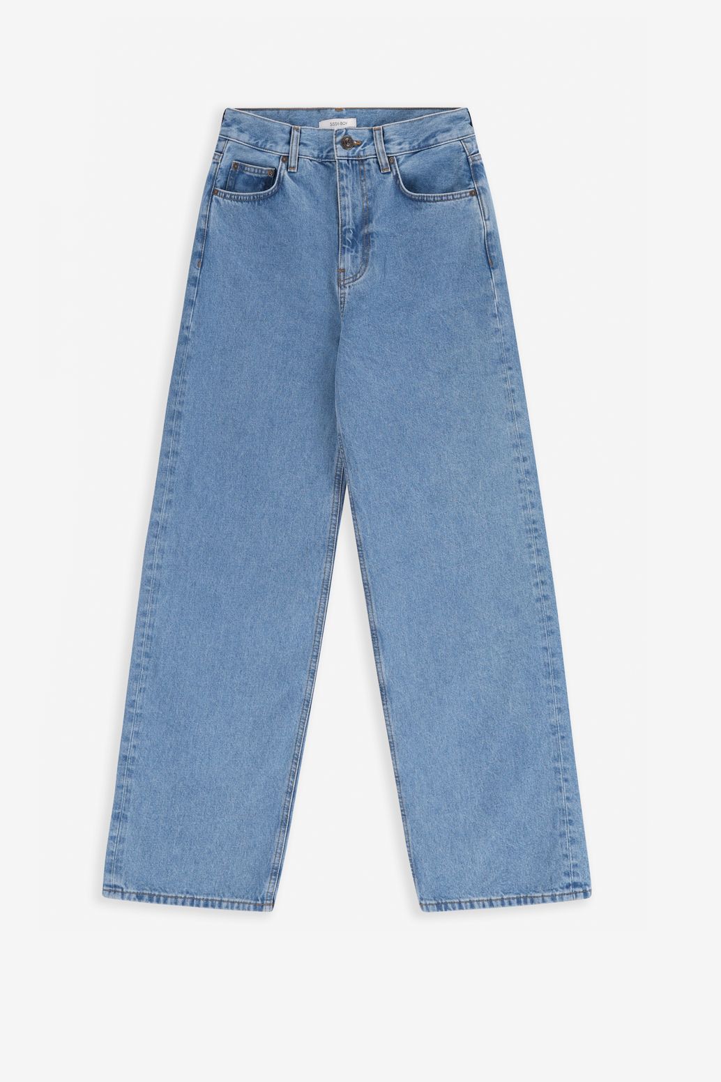 Wide Leg Jeans - blau