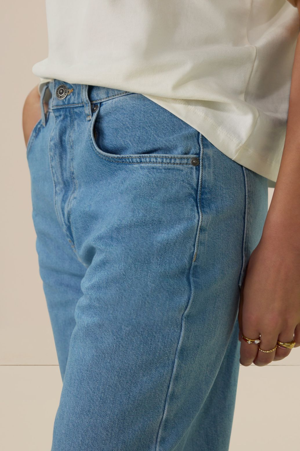 Wide Leg Jeans - blau