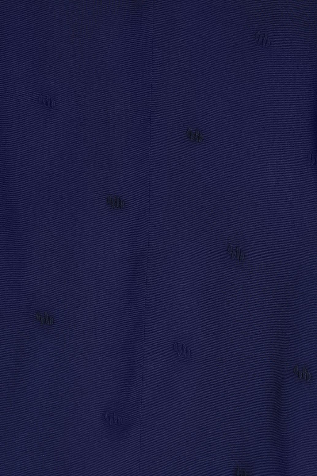 Donkerblauwe oversized blazer met embroidery